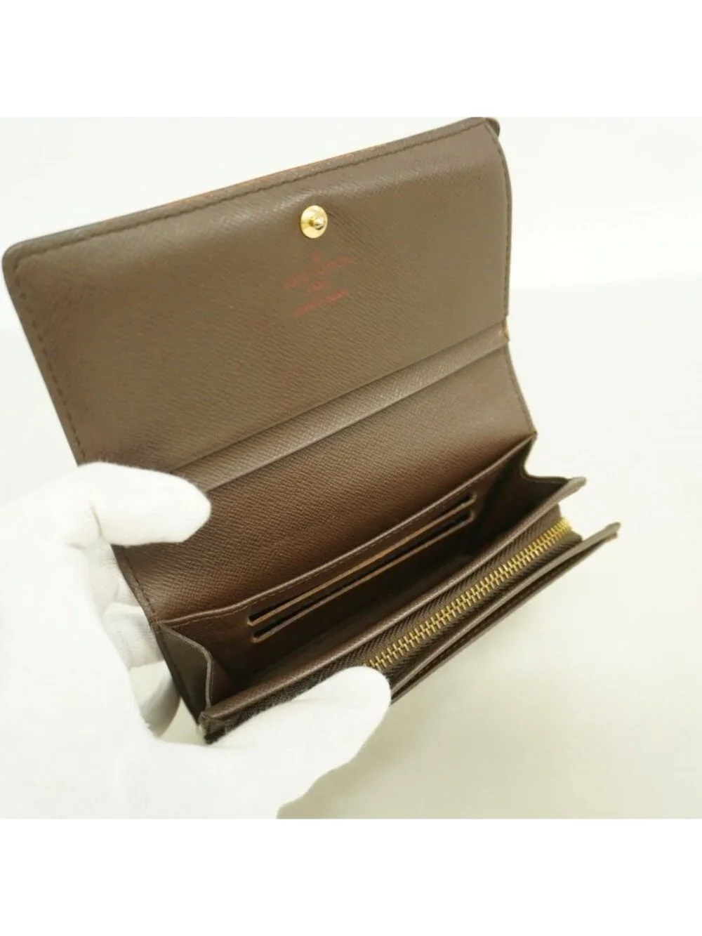 Louis Vuitton Wallet Damier Portefeuille Tresor Ebene